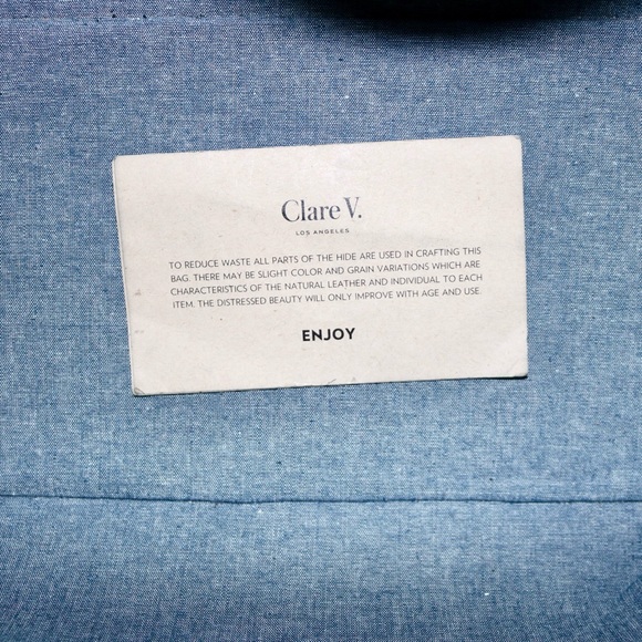 SOLD! ❤️ Clare V. Simple V Tote Bag in Leopard - Picture 10 of 16